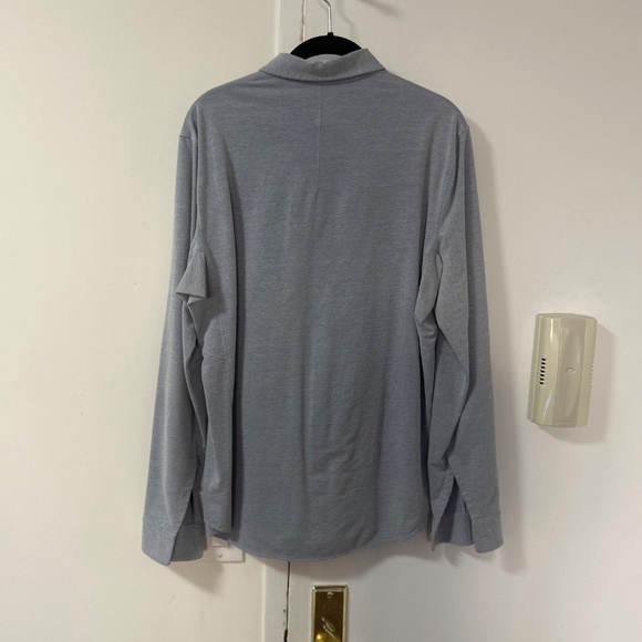 Lululemon Pique Long Sleeve Shirt Light Blue - Picture 3 of 4